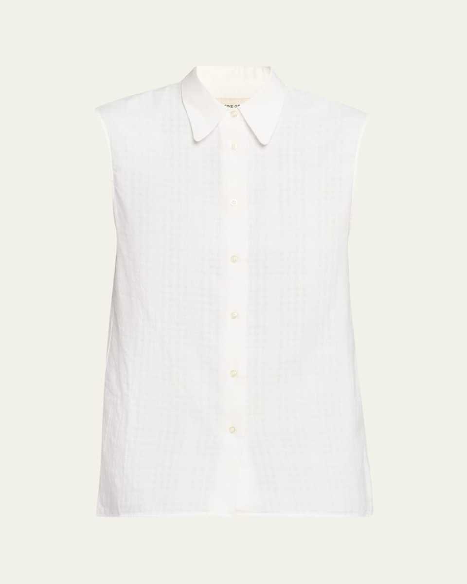 Iseult Sleeveless Japanese Cotton Shirt